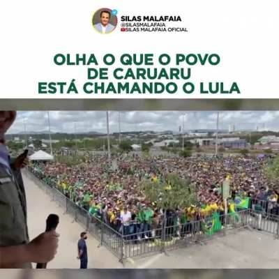 Povo de Pernambuco manda recado para o Lula, em Caruaru