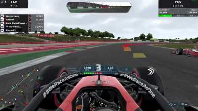 Clean overtake!