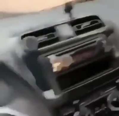 Driving and holding an angry bird