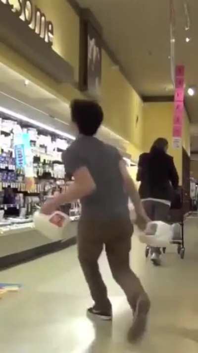 Main character smashes tubelight and milk container for "prank" Video