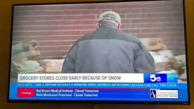 Told my husband that corndogs sound delicious. He then risked his life for corndogs and ended up on the news 😂😂😂