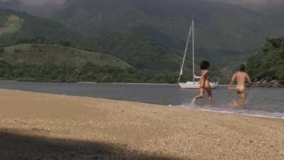 Julia Konrad showing her hot brazilian tits and butt in Dom s02e03 (2023)