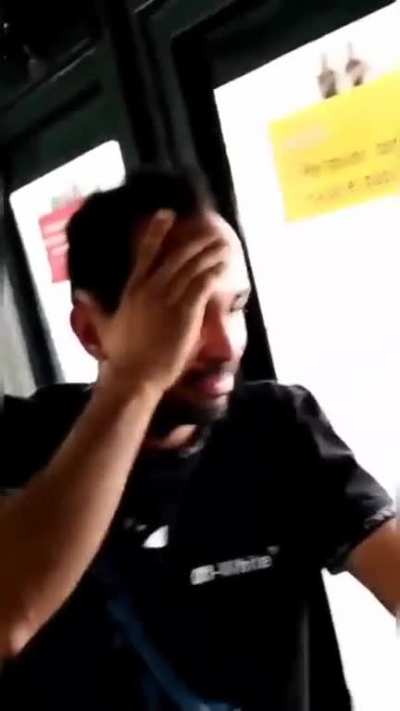Colombia, guy "accidentally" shows his penis to a kid, people aren't happy about it. Angle 2.