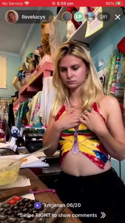 flashing at work