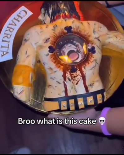 Someone made a lovely cake of one of our veloved hero