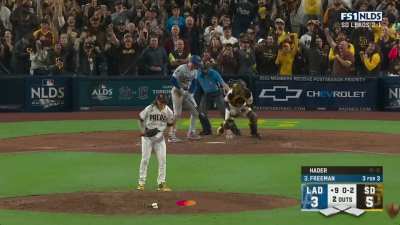 [Highlight] Hader strikes out the side to send the Padres to the NLCS!