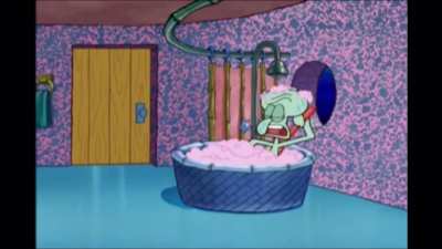 The zombies drop by Squidward&rsquo;s house