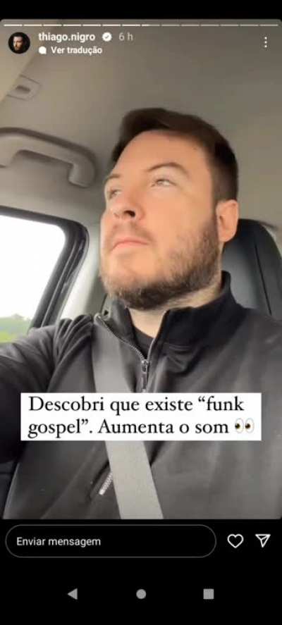 Gostei desse tal "funk gospel" do primo 😍😍😍😍, vou aderir a playlist da sabedoria.🙌🙌🙌
