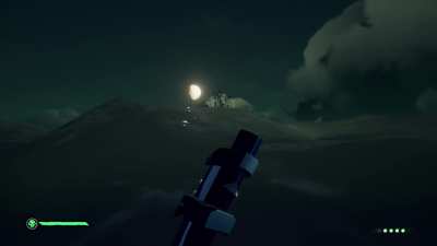 Was chasing a brig who had recently finished a fort of fortune and hit its kegs