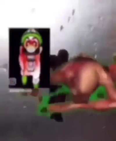 He is green!!!