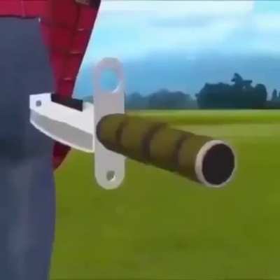 spiderman gets stabbed in the ass