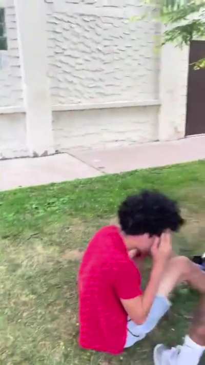 18 v 20 year old gets brutally one sided after the kid sent countless nudes to the man&rsquo;s gf and bragged