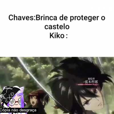 Fiz meu pr&oacute;prio meme do Kiko(a marca d'&aacute;gua foi eu mesma que fiz)