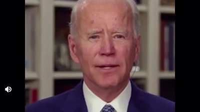 Is anyone going to talk about the fact he is, number 1 obviously looking at a teleprompter and still can&rsquo;t words out, and number 2, he has a ear piece in his left ear?