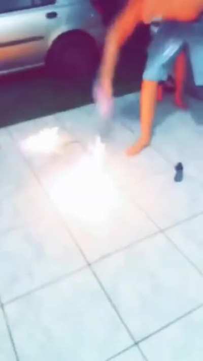 Don't play with fire, kids
