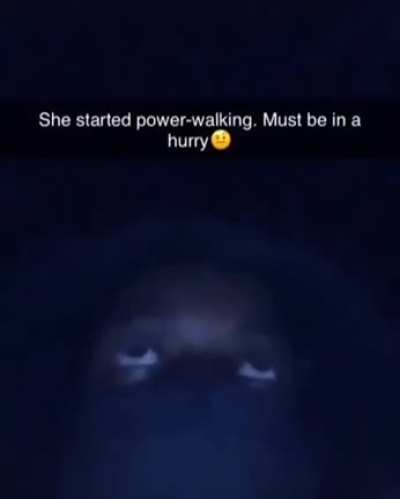 Gotta be sure she gets home safely
