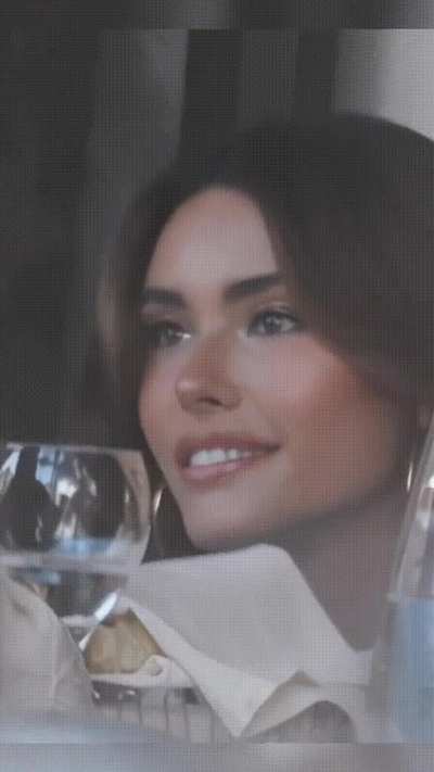 I would melt if she stared at me like that