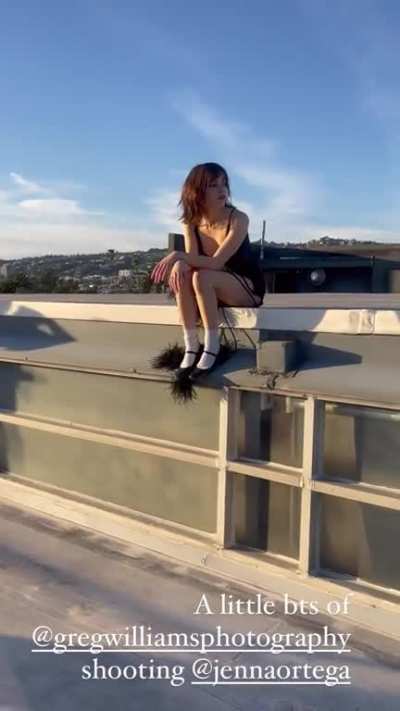 All BTS footage from Jenna&rsquo;s Sunday Times Style shoot