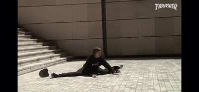 HMFT after attempting to ollie a 25 step staircase