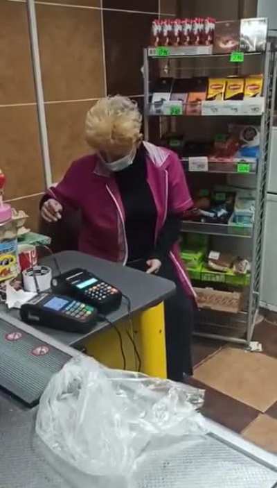 Granny Karen took too much...