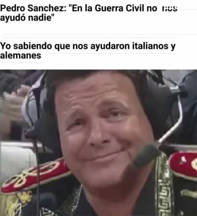 A parte de que es falso que a los republicanos no los ayudara nadie
