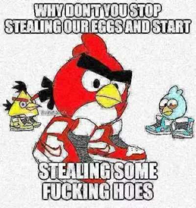 Angry bird momento