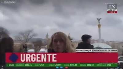 Supongo que la ultima palabra que dijo sera algun saludo. Alguien que sepa ucraniano confirme por favor