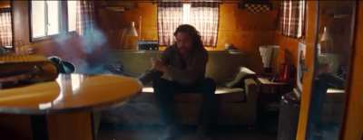 In Once Upon a Time in Hollywood(2019), this entire scene was improvised by Leonardo DiCaprio and originally wasn&rsquo;t even meant to be in the script.