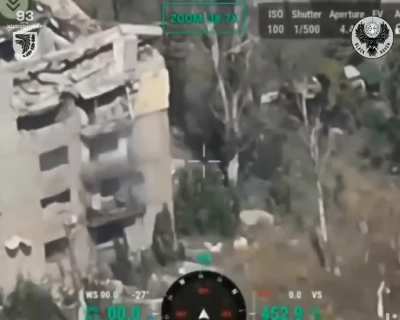 Operators of attack drones of the Black Raven battalion of the 93rd Brigade of the Kholodnyi Yar unmanned aerial vehicle battalion share the episodes of destruction of a Russian UAV formation along with its equipment in the Bakhmut sector, Donetsk region.