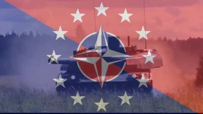 So I tried to make a NATO+EU flag but something happened to it can anyone explain?
