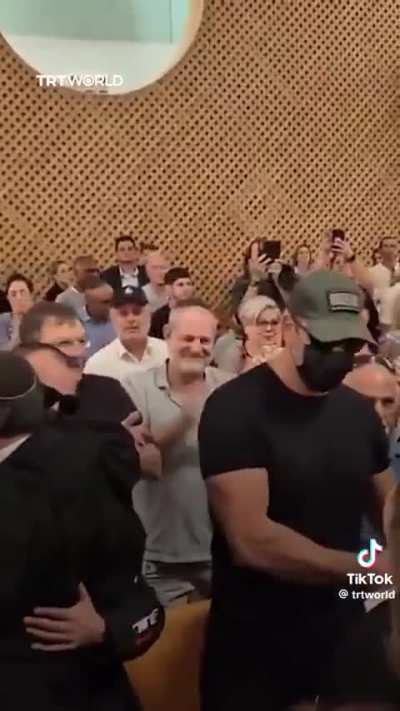 IDF rapists who were on leaked video gangraping a prisoner held without charges receive standing ovation and chants of &ldquo;you are heroes&rdquo;, &ldquo;we love you&rdquo;