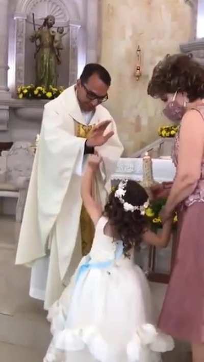 Blessing and Prayer off the Priest