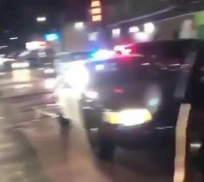 See how the cop is in awe