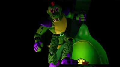 I recreated the snotty boy glow up meme with fnaf lol