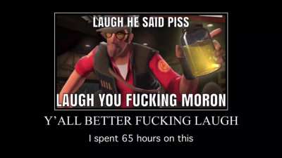 Laugh you wanka!