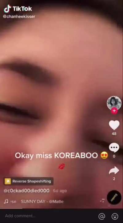 She tried the filter multiple times and got so frustrated that she didn&rsquo;t get Korean until this try