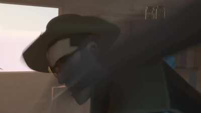 Meet the spy but i voiced over it in one take with a shitty mic