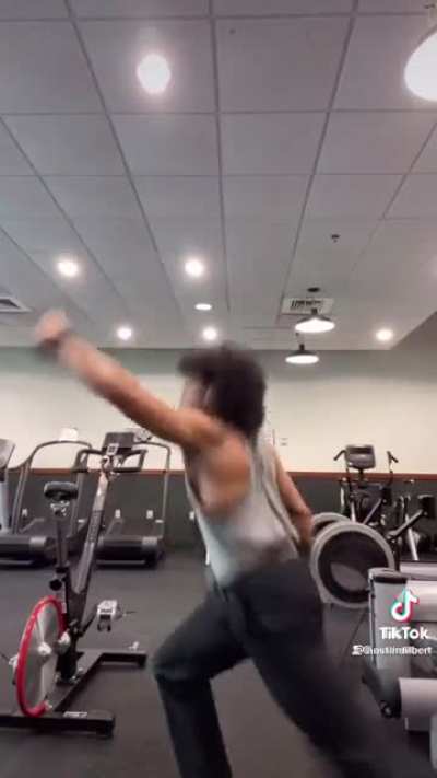 I felt sore just from watching his energy