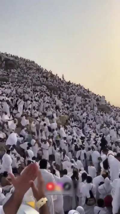 Scene from this year&rsquo;s annual Hajj pilgrimage.