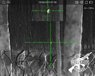 "Chimeras" of 20 OBSPs hunted a lone Russian during patrolling. 