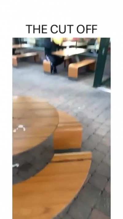 Man inflates balloon