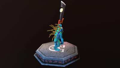 I grew up playing WoW, now I make game assets for a living. Enjoy this Murloc I made right off graduating from college. Enjoy!