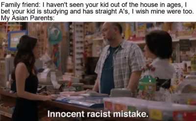 Also parents: don't judge a book by it's cover guess it's true