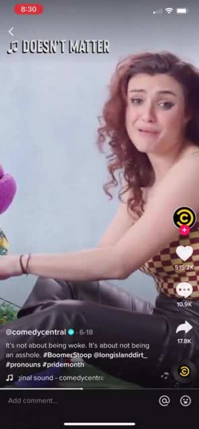 Thought you’d all like this comedy central ad. 💕