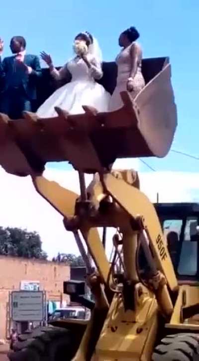 A different kind of wedding.