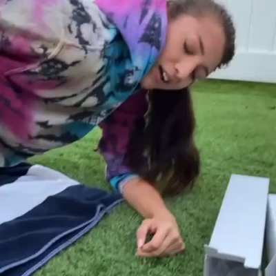 BBC dildo outside