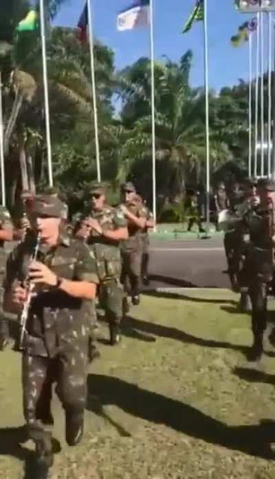 Amazonian Military Command Band - Smoking snakes [by Sabaton] (in tribute to the Brazilian heroes in the Second War. [2021 - not sure if this qualifies as a "poster" but it's definitely a form of propaganda, apologies if removed] )