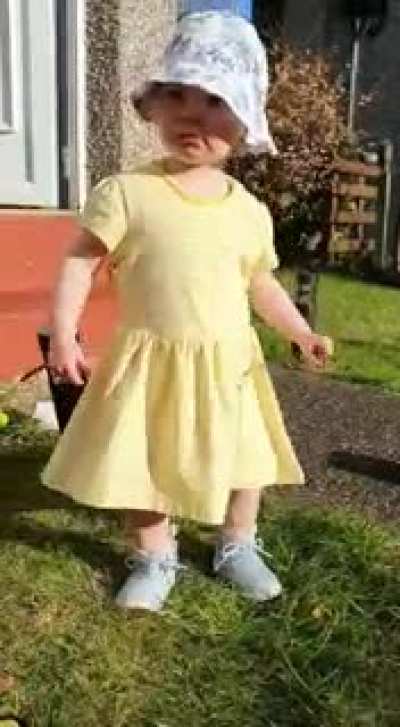 My 2 yo daughter making some moves