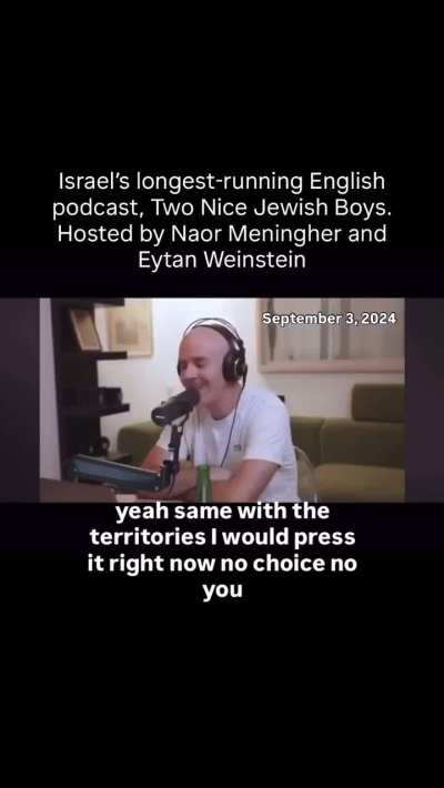 Zionism Is Racism pt. 7,392,151 - "Two Nice Jewish Boys" Israeli podcast.