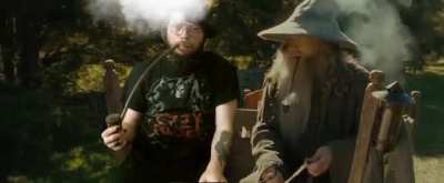 Chillin' with homeboy Gandalf